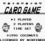 Card Game (Japan) Title Screen